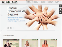 Tablet Screenshot of disbrok.com